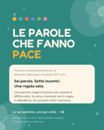 LE PAROLE CHE FANNO PACE (KIT PROGETTO INTERDISCIPLINARE EDUCAZIONE CIVICA SCUOLA PRIMARIA)