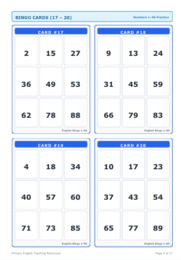 BUNDLE 3 BINGO in Inglese – Halloween, Natale & Numeri 1-90 | Scuola Primaria (Pronto da stampare)