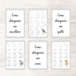 Imparare a disegnare animali - PDF per bambini
