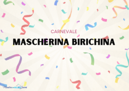 Mascherina con sorpresa
