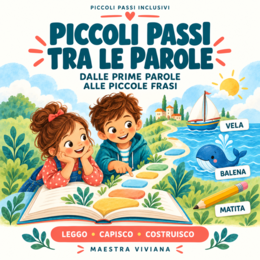PICCOLI PASSI TRA LE PAROLE Leggo, capisco e costruisco: dalle prime parole alle piccole frasi. Collana Sostegno