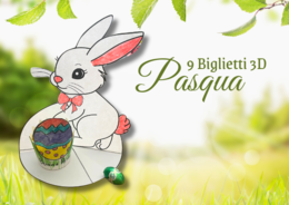 Biglietti pasquali 3 D