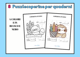 Le PUZZLECOPERTINE per QUADERNI