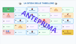 2 GIOCHI SULLE TABELLINE - Bingo + Gioco da tavolo "La sfida delle tabelline" -  Pack stampabile PDF
