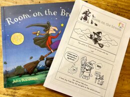 Halloween stories - "Room on the Broom": story sequencing
