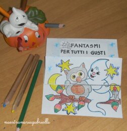 Halloween . i fantasmini in rima pop up