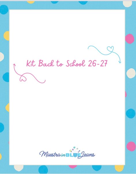 Kit Back to School 2026-2027 – Accoglienza, emozioni, errori e obiettivi