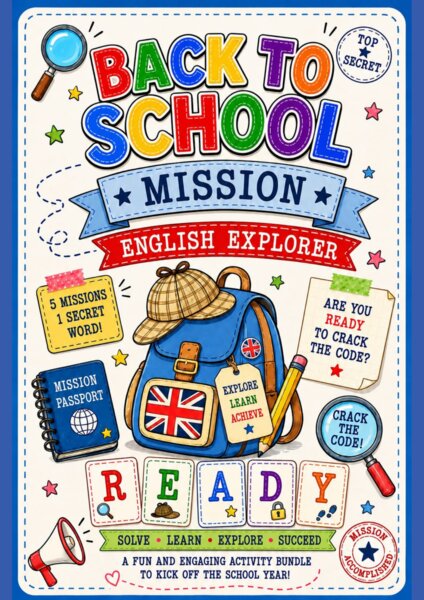 Back To School Mission - English Explorer
