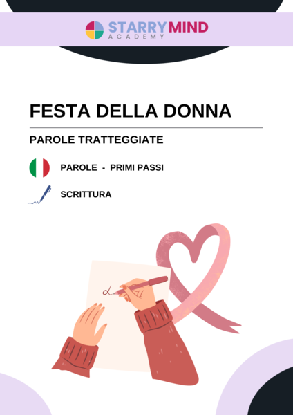 Impara a Scrivere con la Festa della Donna - 8 Marzo