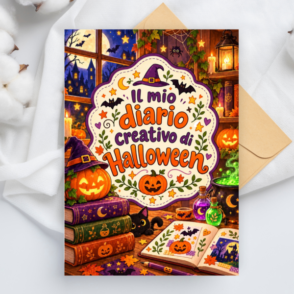 Diario creativo di Halloween - Scrapbooking per bambini e ragazzi