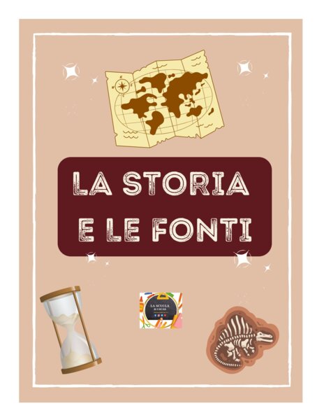 La Storia e le Fonti: Lo Storico, i suoi Collaboratori, le Fonti Storiche, i Reperti e i Fossili – Storia Scuola Primaria (Classe 3ª)