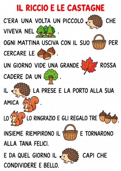 10 Mini letture con pittogrammi