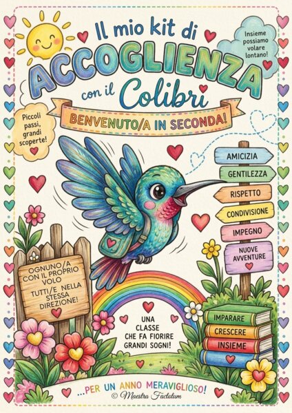 IL MIO KIT DI ACCOGLIENZA CON IL COLIBRI'