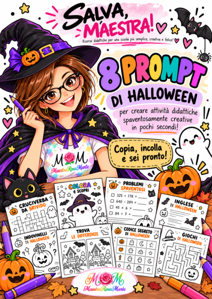 🎃 8 Prompt di Halloween per creare attività didattiche con l’IA 👻