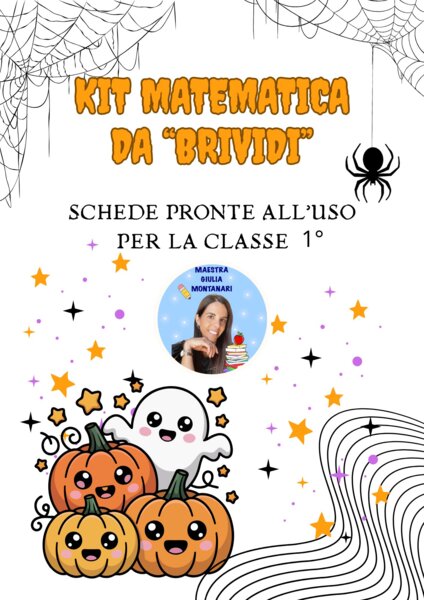 Kit matematica Halloween classe Prima