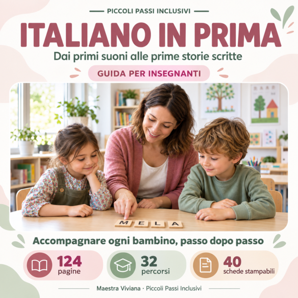 “Italiano in prima – Dai primi suoni alle prime storie scritte”- Guida per Insegnanti