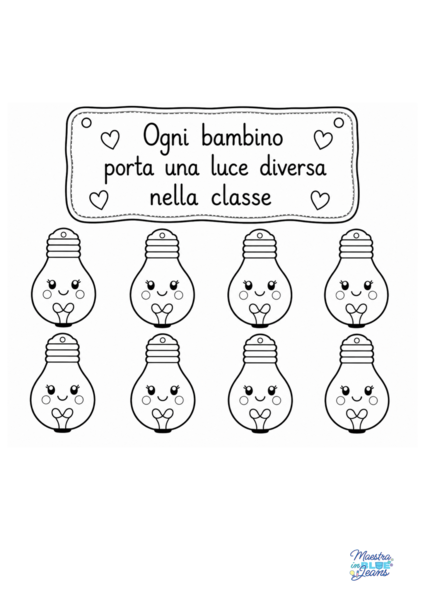 Decorazione luci e lampadine