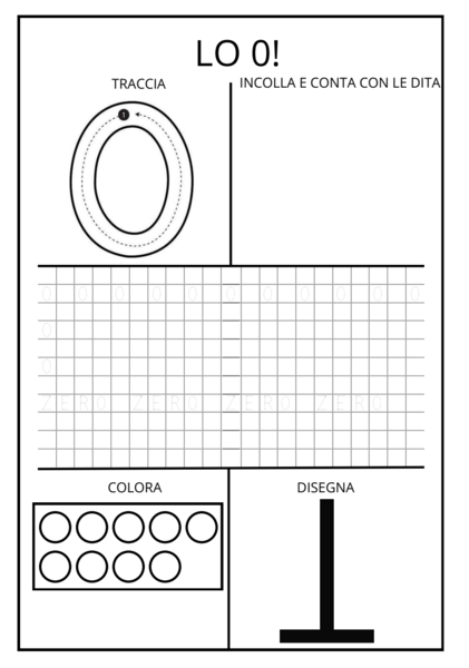 I NUMERI DA 1 A 10