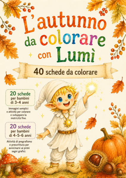 L’autunno da colorare con Lumì