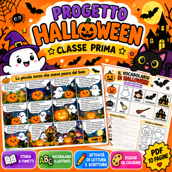 🦇 Halloween… che magia! – Letture, giochi e schede didattiche