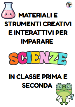 Kit di materiali per il quaderno completo di scienze classe prima e seconda stile lapbook
