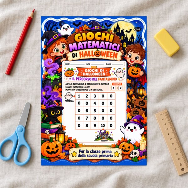 Giochi matematici di Halloween - Classe prima