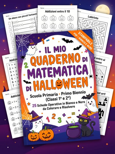 🎃  IL MIO QUADERNO DI MATEMATICA DI HALLOWEEN 🎃
