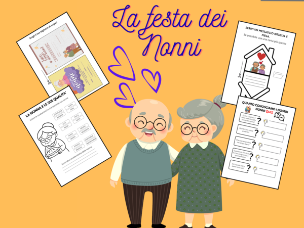 FESTA DEI NONNI Attività, Intervista, Storia, Biglietti e Disegni da Colorare