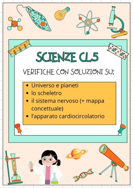 Verifiche scienze classe 5