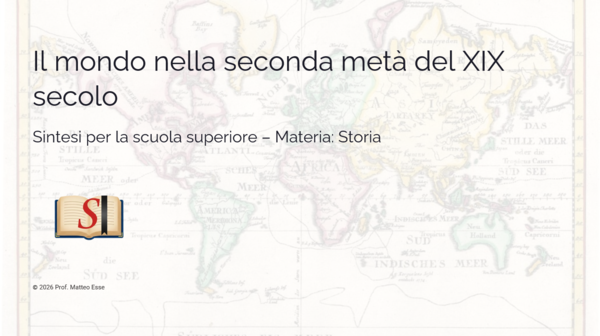 Il Mondo nella Seconda Metà del XIX Secolo | Presentazione PPTX Pronta per la Classe
