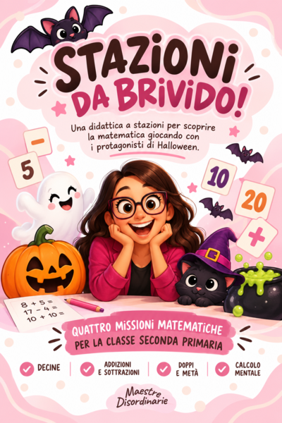Didattica a stazioni Halloween - Matematica Classe seconda