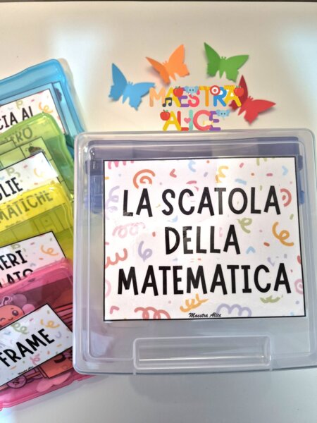 ETICHETTE SCATOLA DELLA MATEMATICA