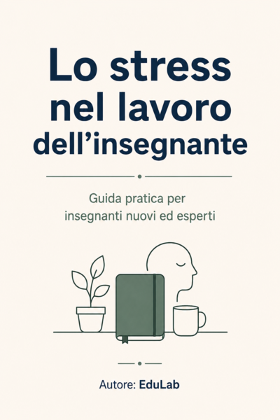 Lo stress nel lavoro dell’insegnante; Guida pratica per insegnanti nuovi ed esperti