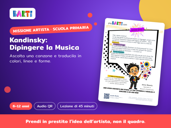 Kandinsky: Dipingere la Musica – Lezione di arte e musica per la primaria