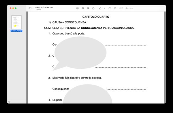 schede lettura approfondita - libro STORIA DI UN GATTO E DEL TOPO CHE DIVENTÒ SUO AMICO