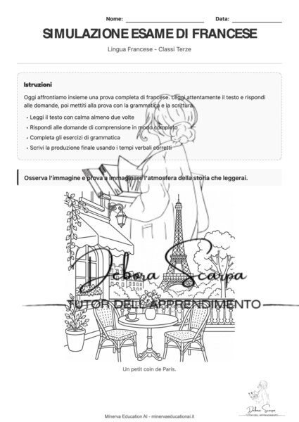 Simulazione esame francese