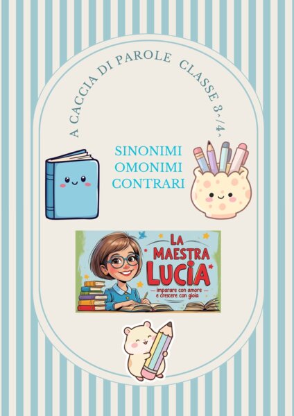 OMONIMI-SINONIMI-CONTRARI