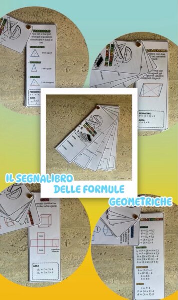 Segnalibro delle formule geometriche