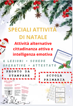 Attività Alternative Natale e Dicembre: Cittadinanza Attiva, Gentilezza e Intelligenza Emotiva (Scuola Primaria)
