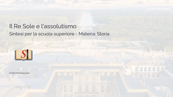 Luigi XIV, il Re Sole e l'Assolutismo Francese (PPTX Modificabile)