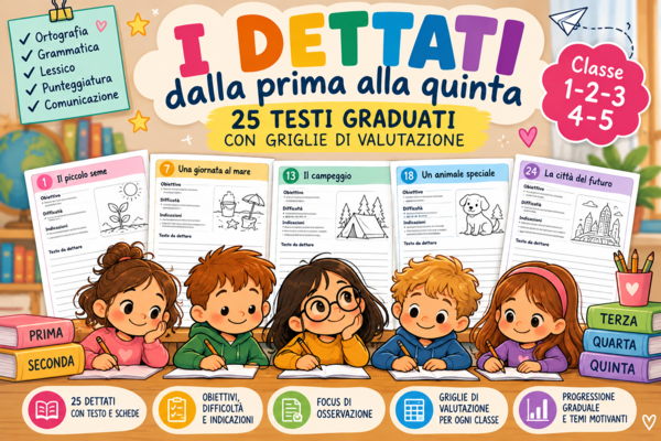 25 dettati - per tutte le classi primaria