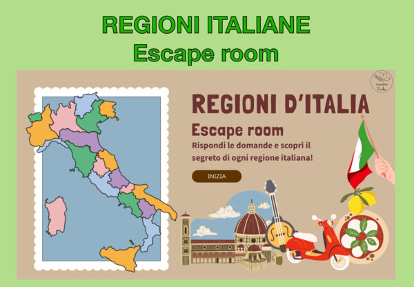 REGIONI ITALIALE: escape room