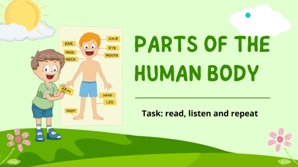 BODY PARTS – ENGLISH LEARNING KIT