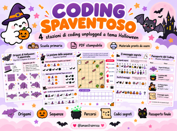 CODING SPAVENTOSO – coding unplugged a tema Halloween
