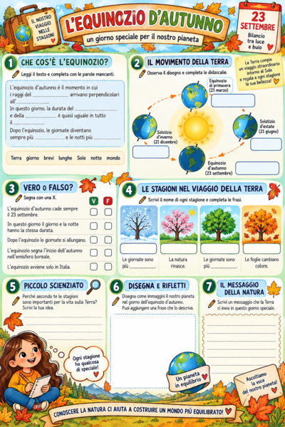 Percorso equinozio d’autunno