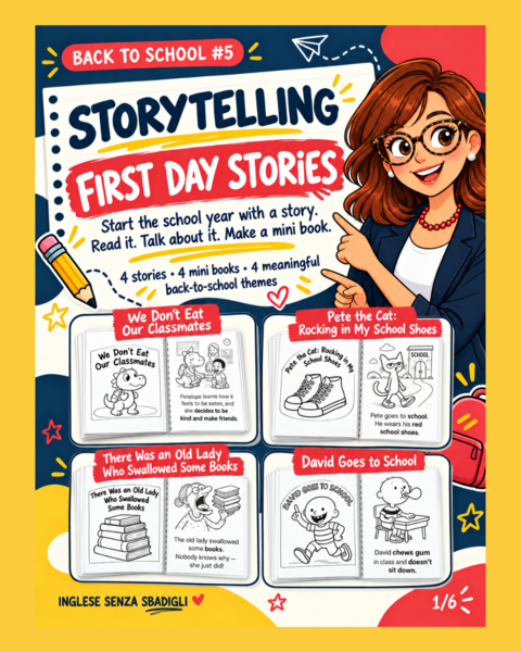 Back to School: 4 stories for your first English lessons