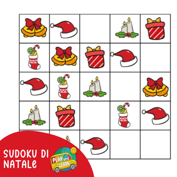 SUDOKU CARTACEO NATALIZIO