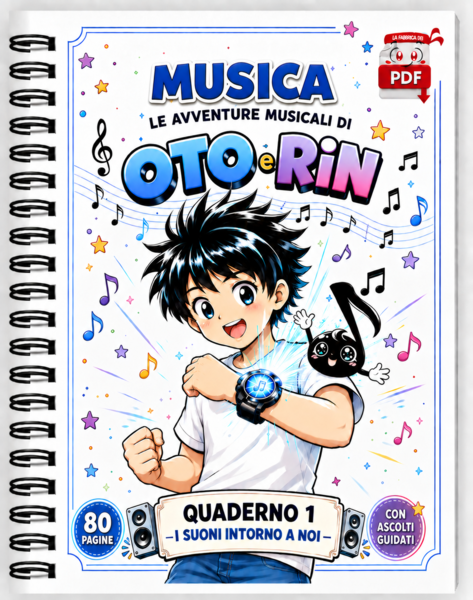 SUPER QUADERNO DI MUSICA 1: Le avventure musicali di Oto e Rin