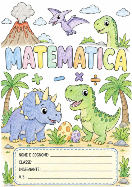 Quaderno di settembre di matematica in classe terza: accoglienza e ripasso.