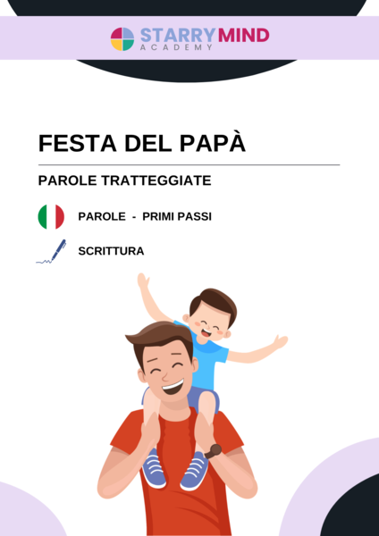 Impara a Scrivere con la Festa del Papà